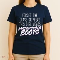 This Girl Wears Motorcycle Boots T-Shirt thumb 4