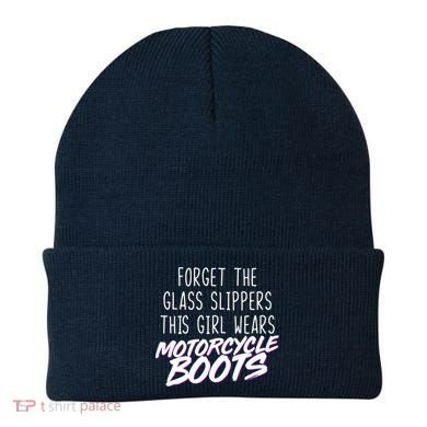 This Girl Wears Motorcycle Boots Beanie