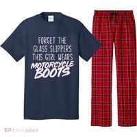 This Girl Wears Motorcycle Boots Pajama Set thumb 0