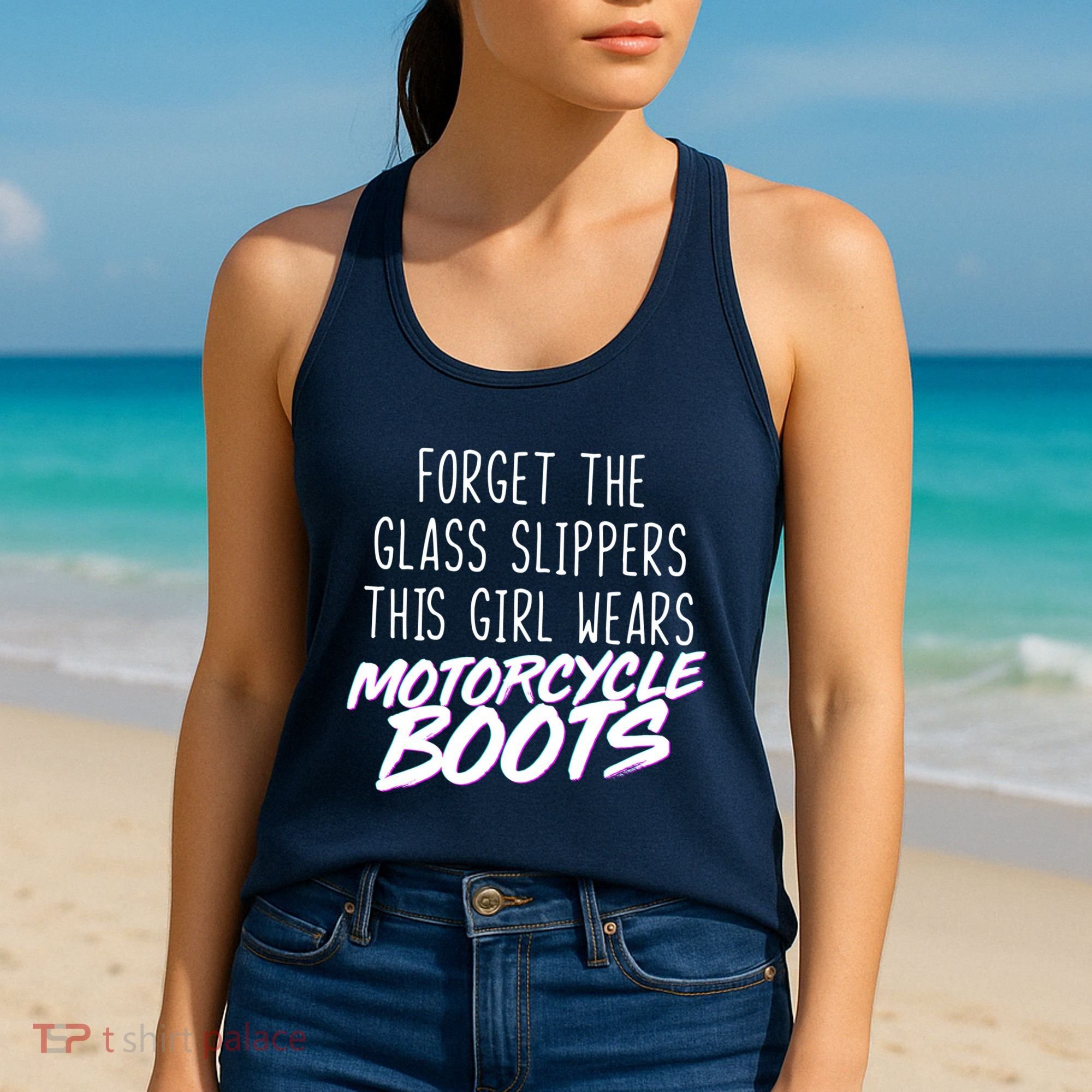 This Girl Wears Motorcycle Boots Women's Tank Top