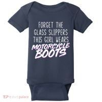 This Girl Wears Motorcycle Boots Baby Bodysuit thumb 0