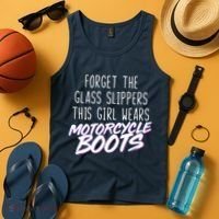 This Girl Wears Motorcycle Boots Tank Top thumb 4