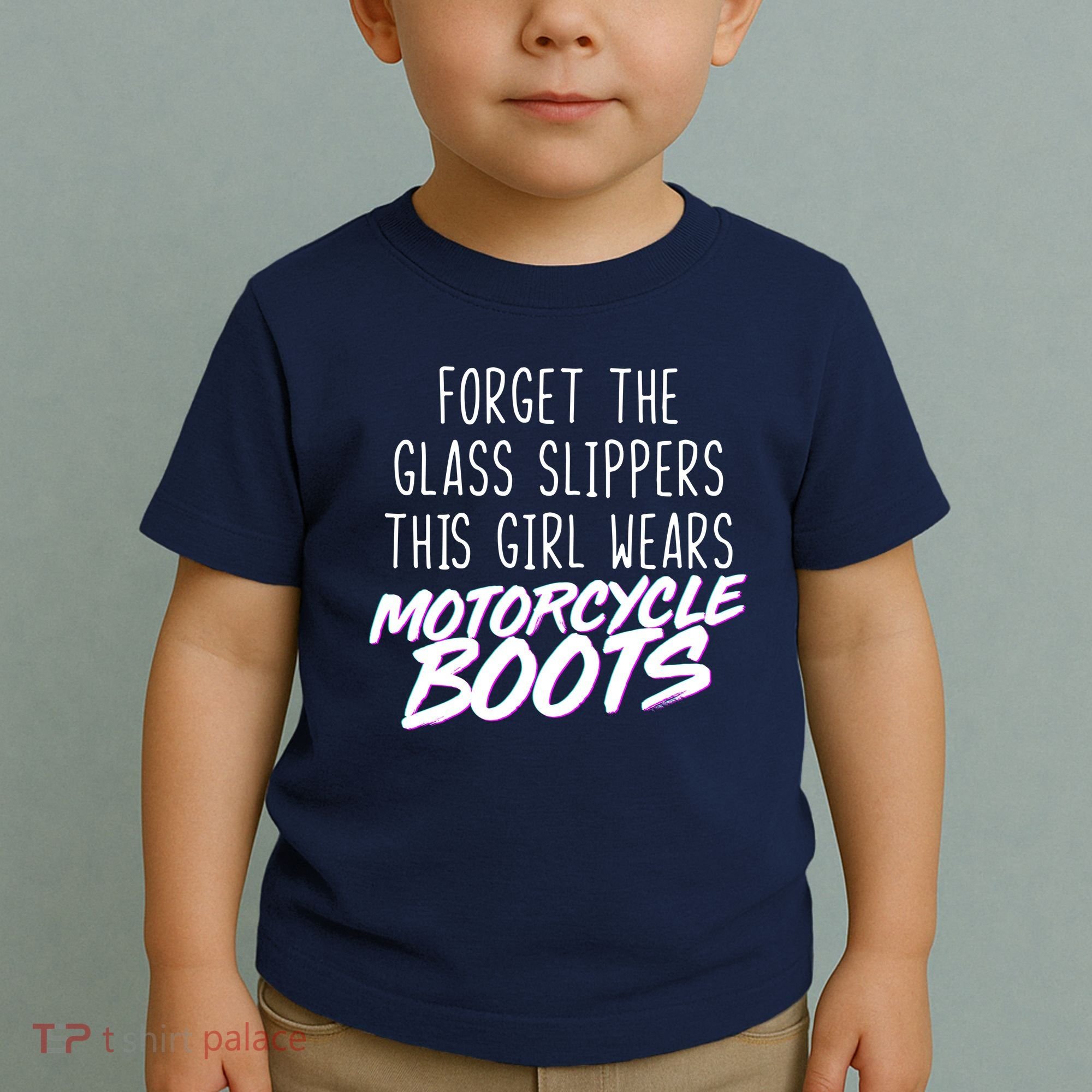 This Girl Wears Motorcycle Boots Toddler T-Shirt