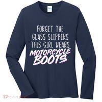 This Girl Wears Motorcycle Boots Women's Long Sleeve Shirt thumb 0