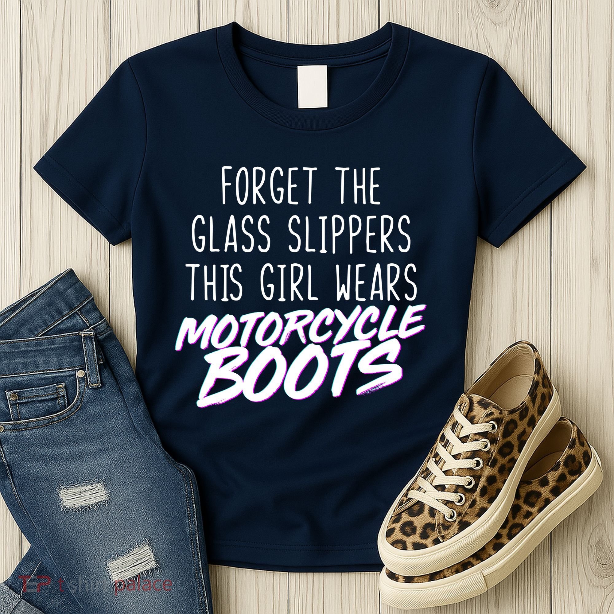 This Girl Wears Motorcycle Boots Women's T-Shirt