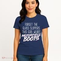 This Girl Wears Motorcycle Boots Women's T-Shirt thumb 4