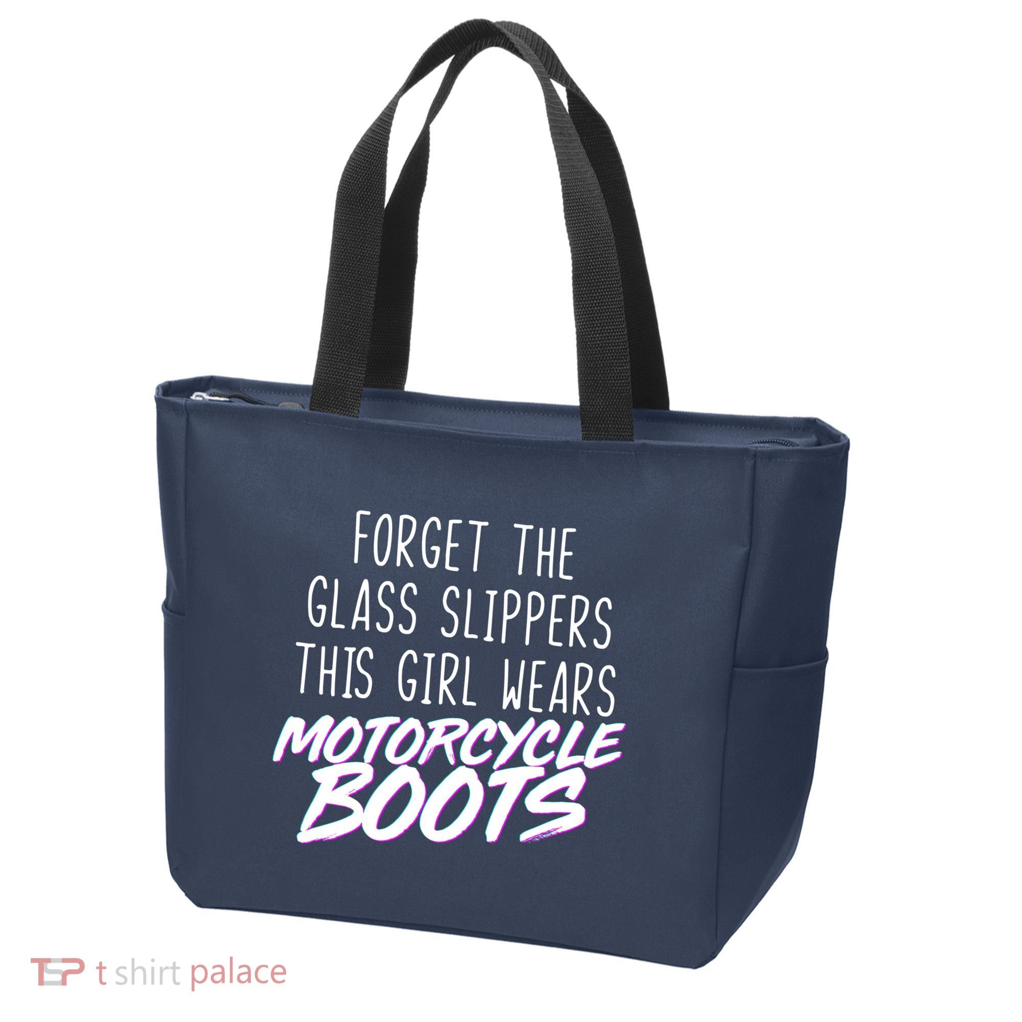 This Girl Wears Motorcycle Boots Tote Bag