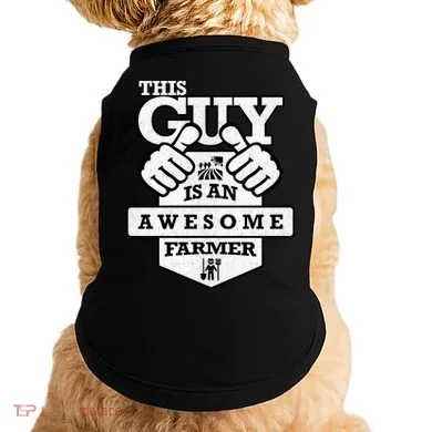 This Guy Is An Awesome Farmer Doggie Tank