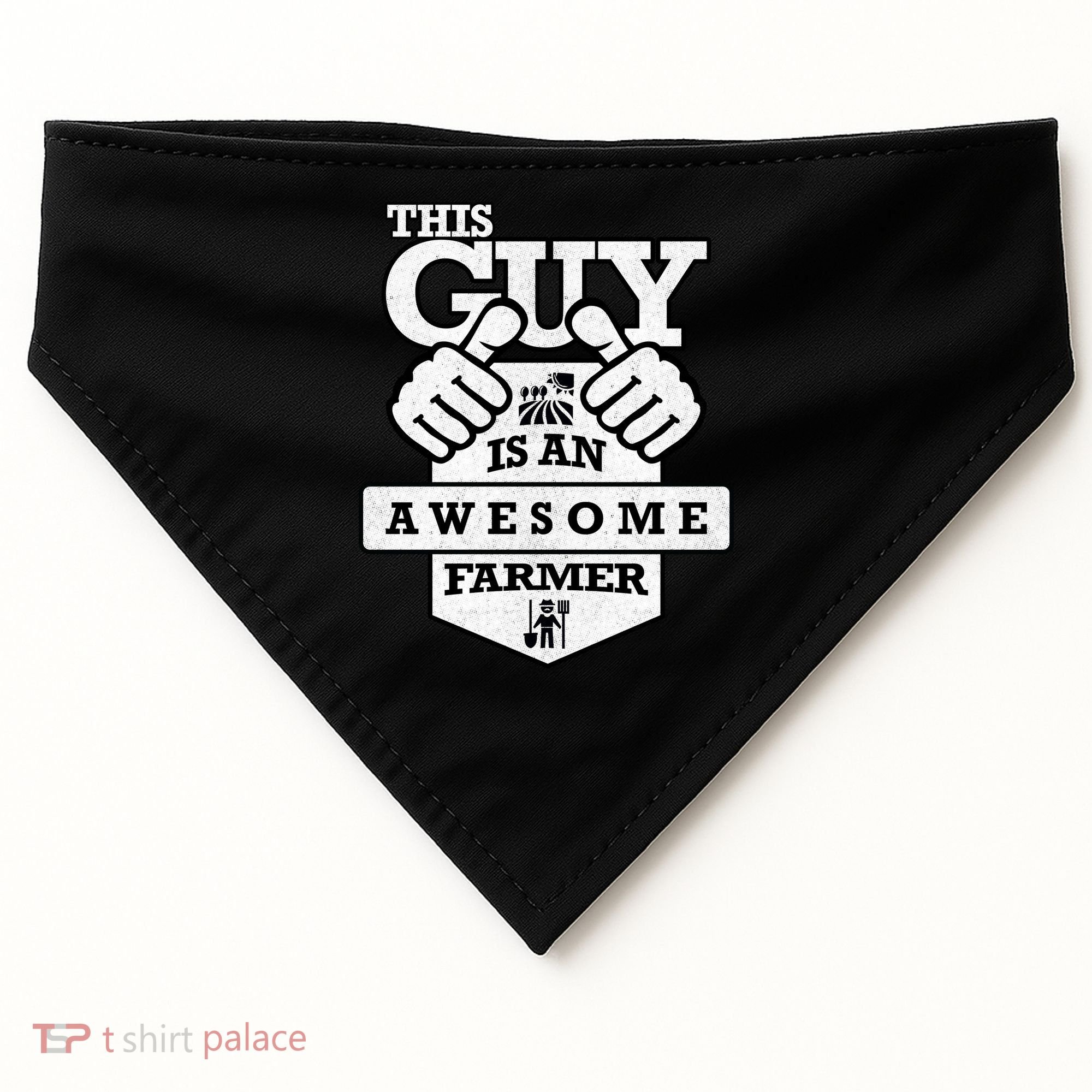 This Guy Is An Awesome Farmer USA-Made Doggie Bandana