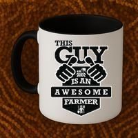 This Guy Is An Awesome Farmer Coffee Mug thumb 2