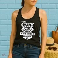 This Guy Is An Awesome Farmer Women's Tank Top thumb 2
