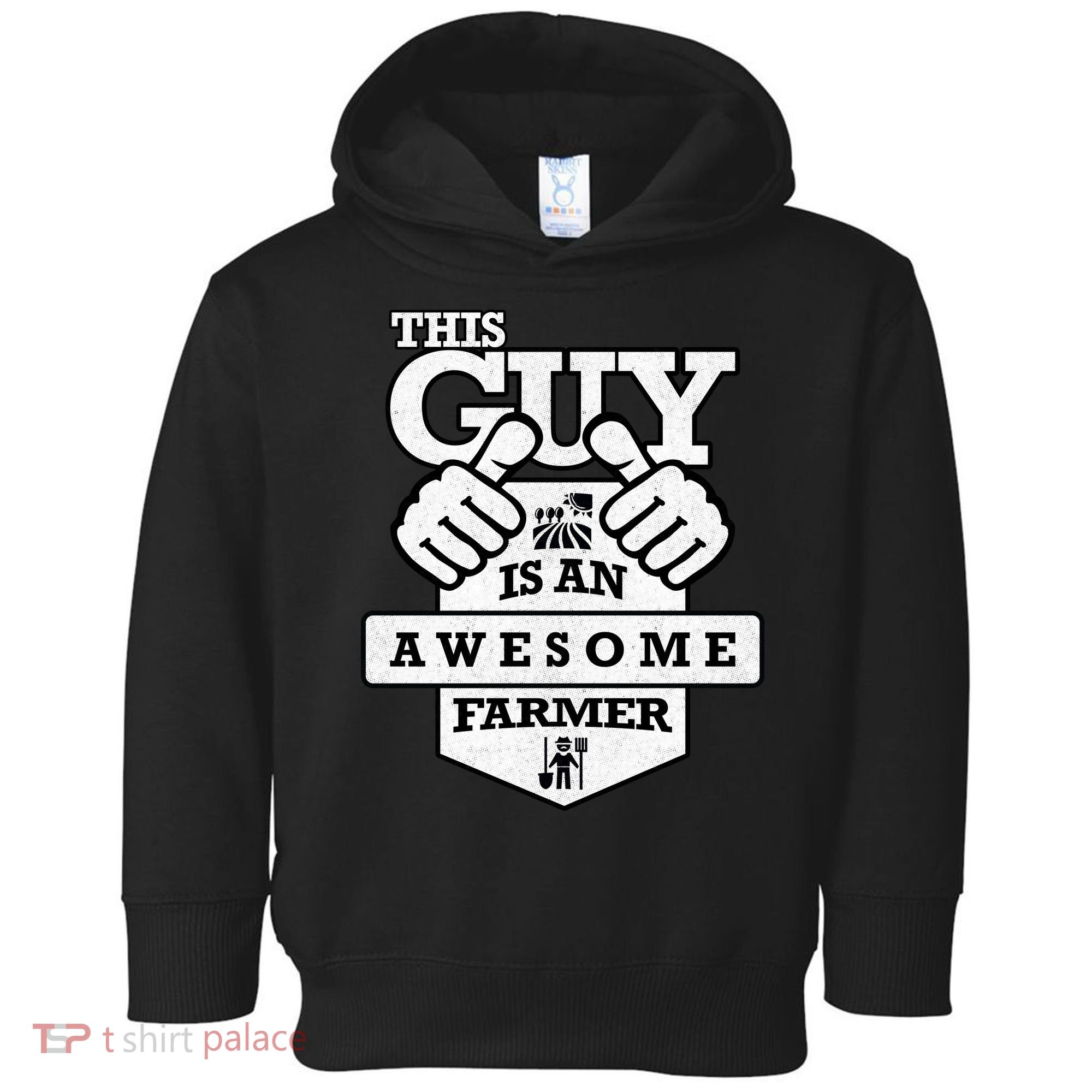 This Guy Is An Awesome Farmer Toddler Hoodie