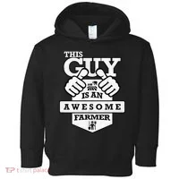 This Guy Is An Awesome Farmer Toddler Hoodie thumb 0