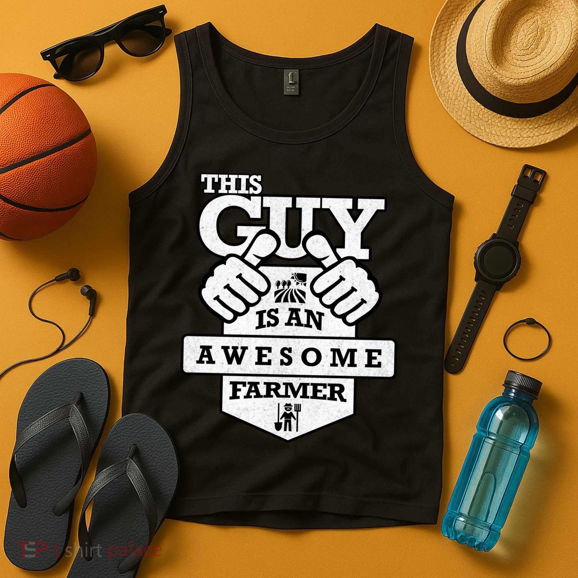 This Guy Is An Awesome Farmer Tank Top