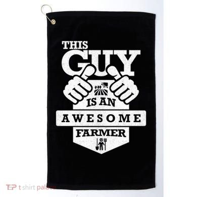 This Guy Is An Awesome Farmer Golf Towel