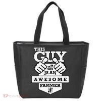 This Guy Is An Awesome Farmer Tote Bag thumb 0