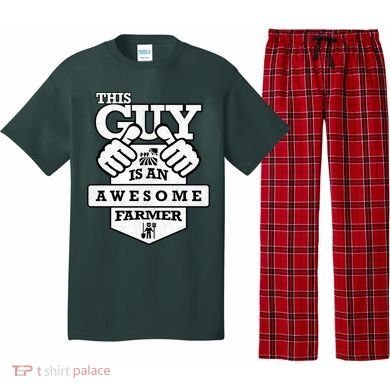 This Guy Is An Awesome Farmer Pajama Set