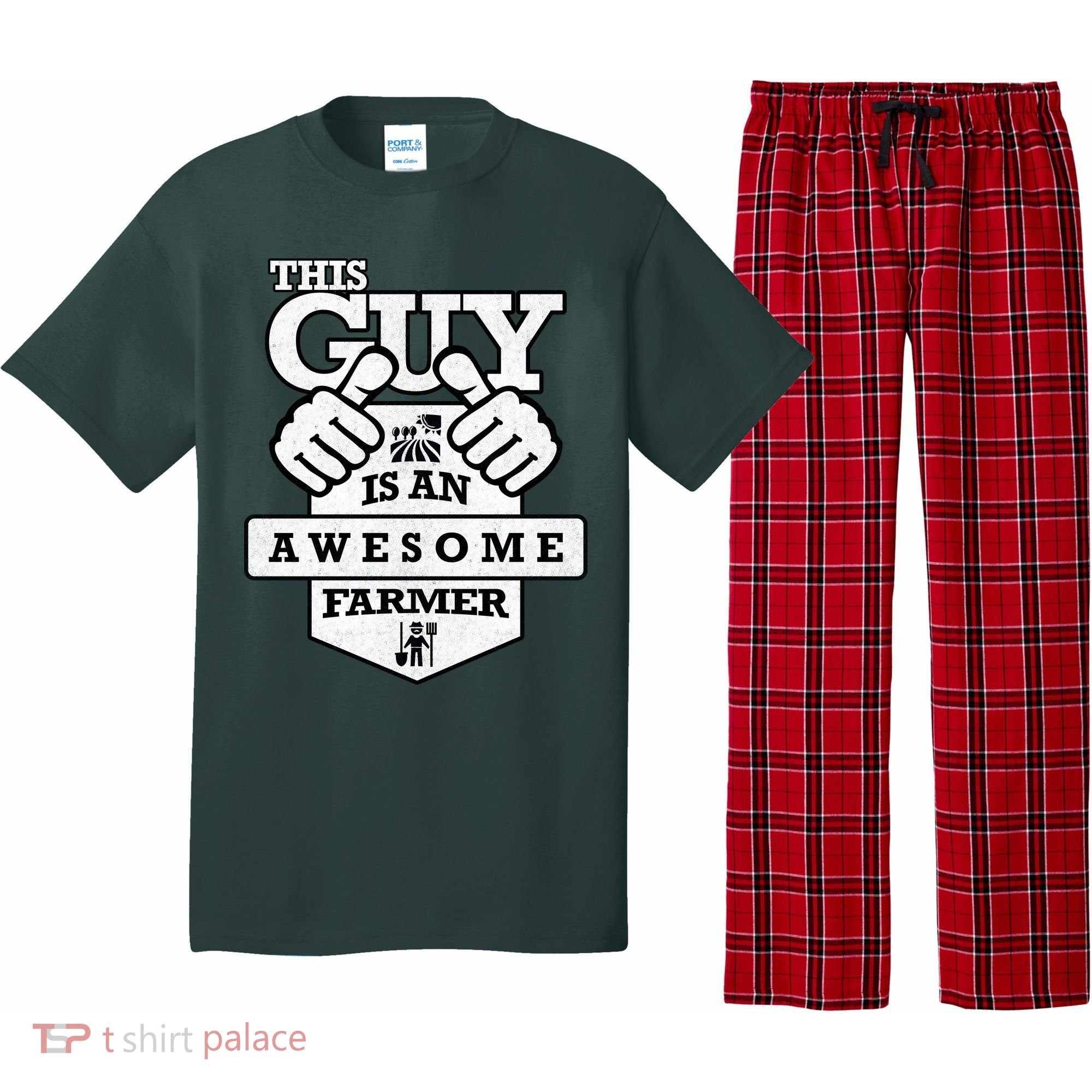 This Guy Is An Awesome Farmer Pajama Set