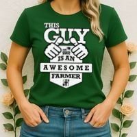 This Guy Is An Awesome Farmer Women's T-Shirt thumb 2