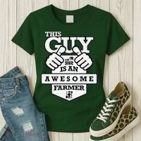 This Guy Is An Awesome Farmer Women's T-Shirt thumb 3