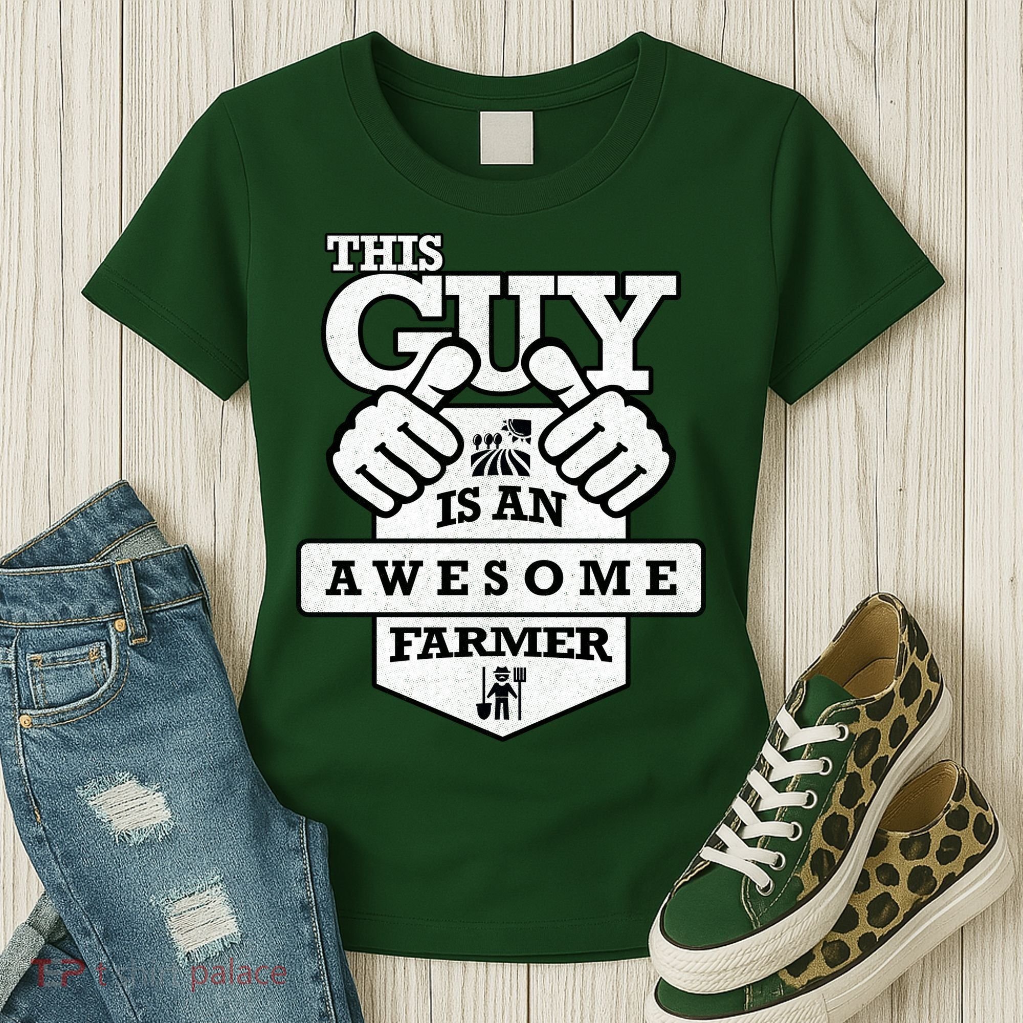 This Guy Is An Awesome Farmer Women's T-Shirt