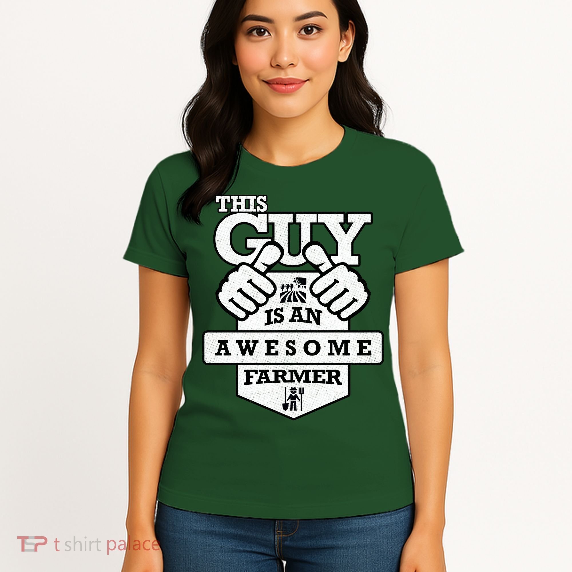 This Guy Is An Awesome Farmer Women's T-Shirt
