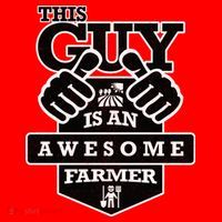 This Guy Is An Awesome Farmer Santa Hat thumb 1