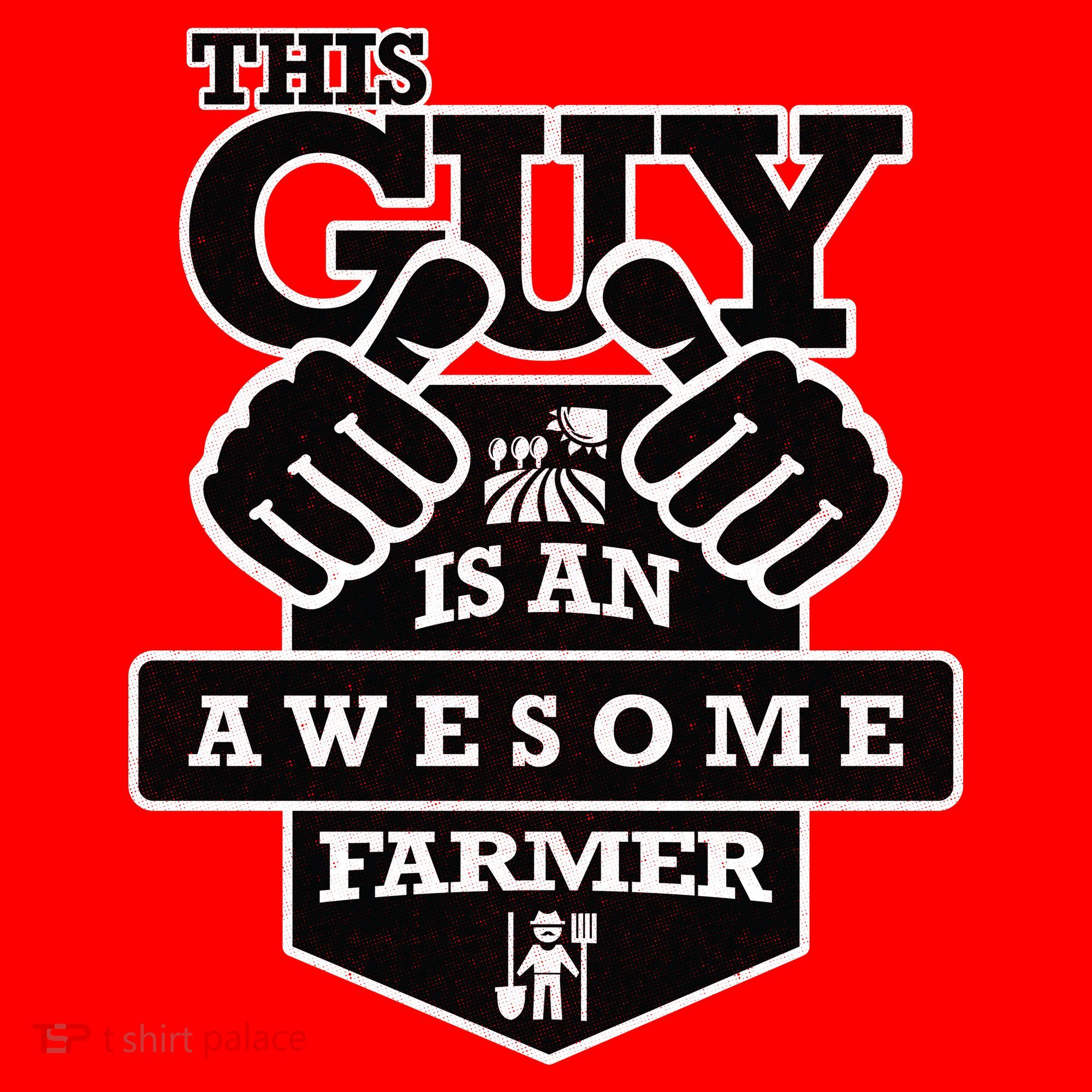 This Guy Is An Awesome Farmer Santa Hat