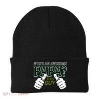 This Guy Is An Awesome Papa Beanie thumb 0