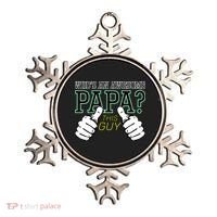This Guy Is An Awesome Papa Ornament thumb 0
