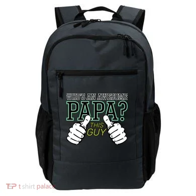 This Guy Is An Awesome Papa Backpack