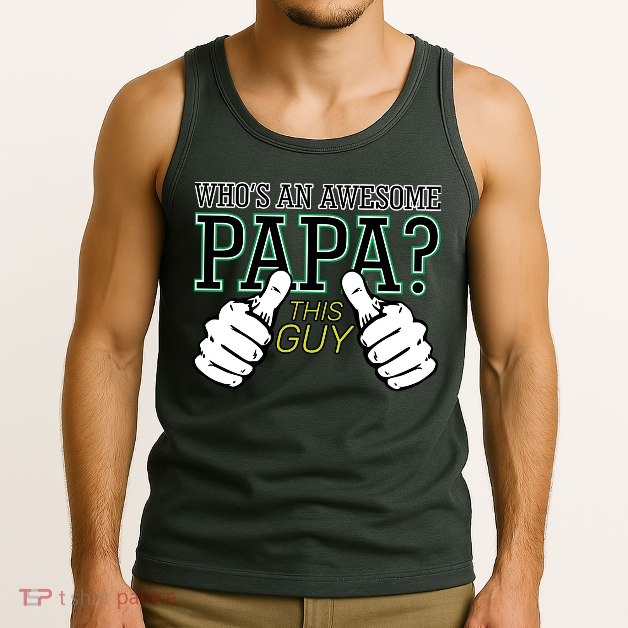 This Guy Is An Awesome Papa Tank Top