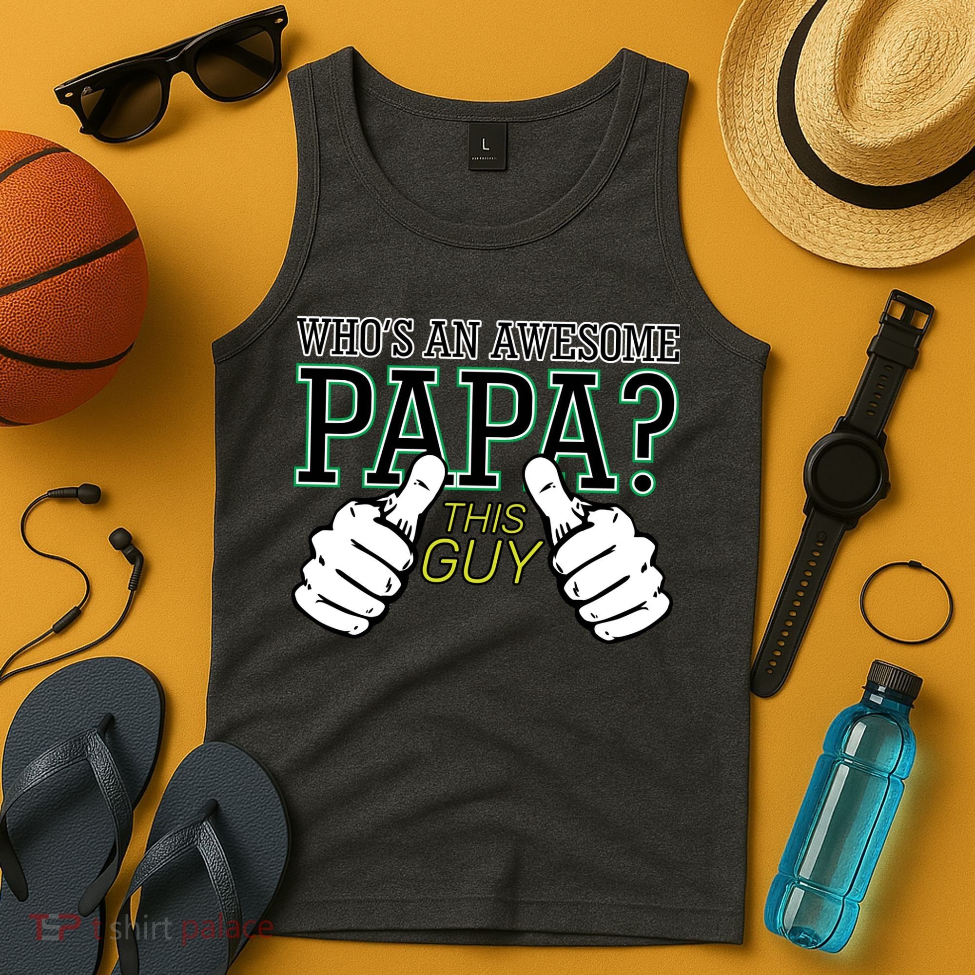 This Guy Is An Awesome Papa Tank Top