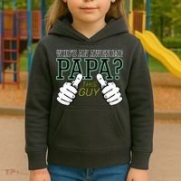 This Guy Is An Awesome Papa Kids Hoodie thumb 3