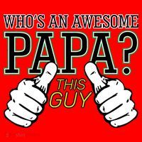 This Guy Is An Awesome Papa Santa Hat thumb 1