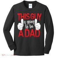 This Guy Is Going To Be A Dad Kids Long Sleeve Shirt thumb 0
