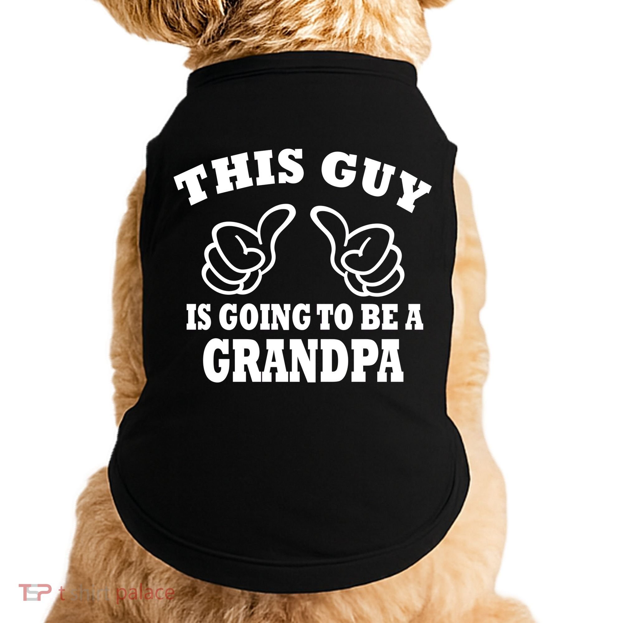 This Guy Is Going To Be A Grandpa Doggie Tank