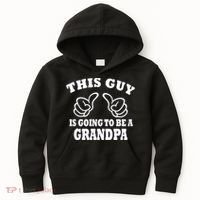 This Guy Is Going To Be A Grandpa Kids Hoodie thumb 0