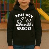 This Guy Is Going To Be A Grandpa Kids Hoodie thumb 3