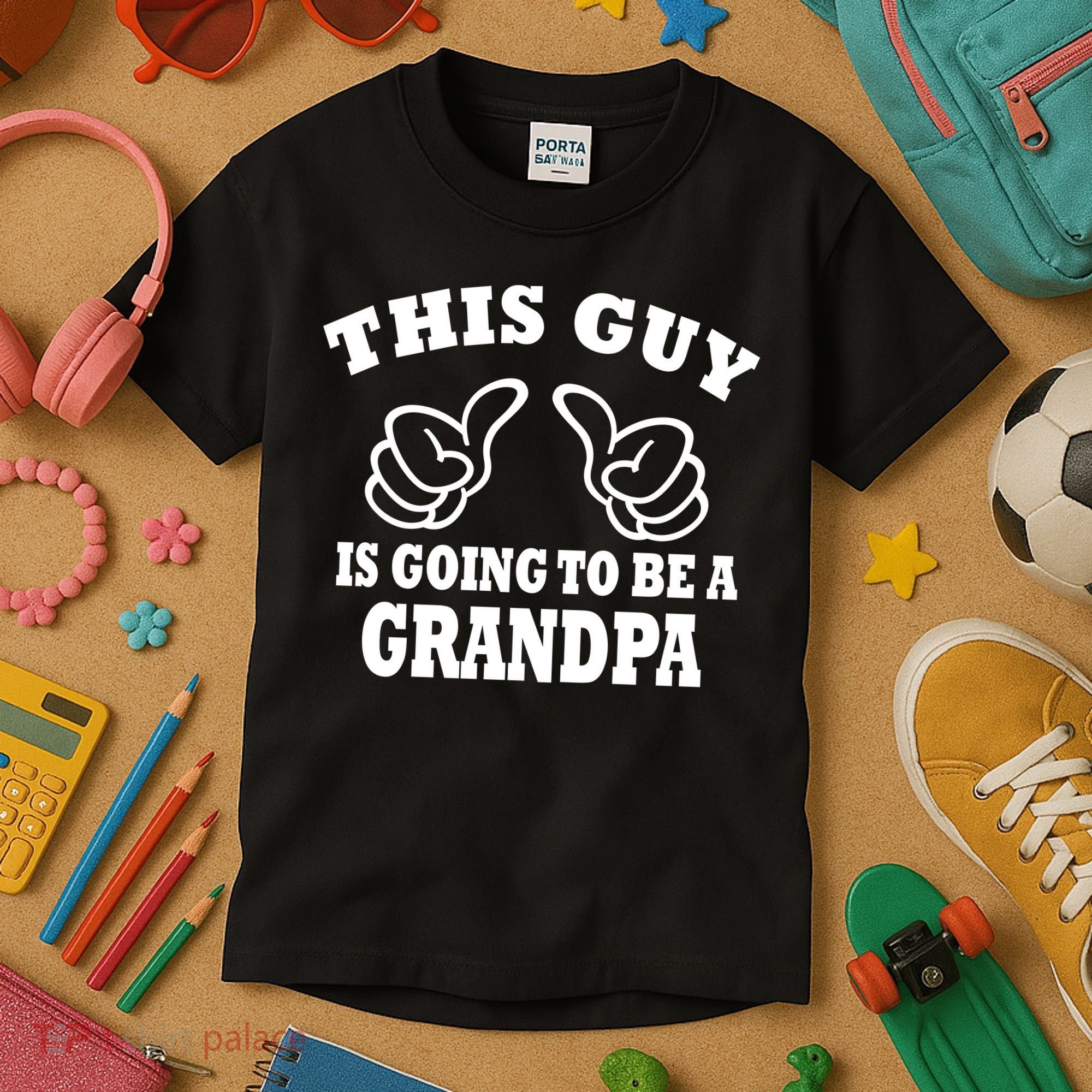 This Guy Is Going To Be A Grandpa Kids T-Shirt
