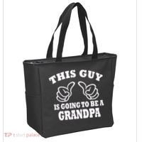 This Guy Is Going To Be A Grandpa Tote Bag thumb 2