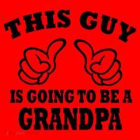 This Guy Is Going To Be A Grandpa Santa Hat thumb 1