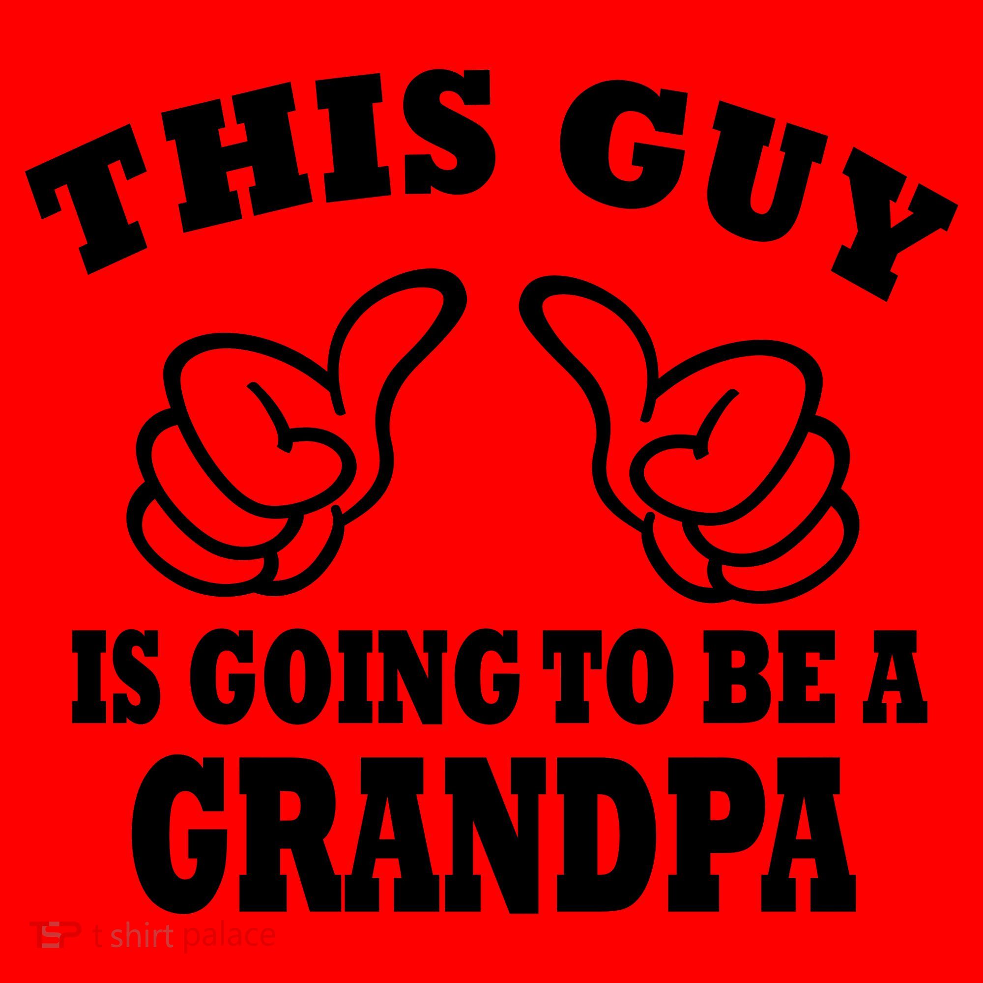This Guy Is Going To Be A Grandpa Santa Hat