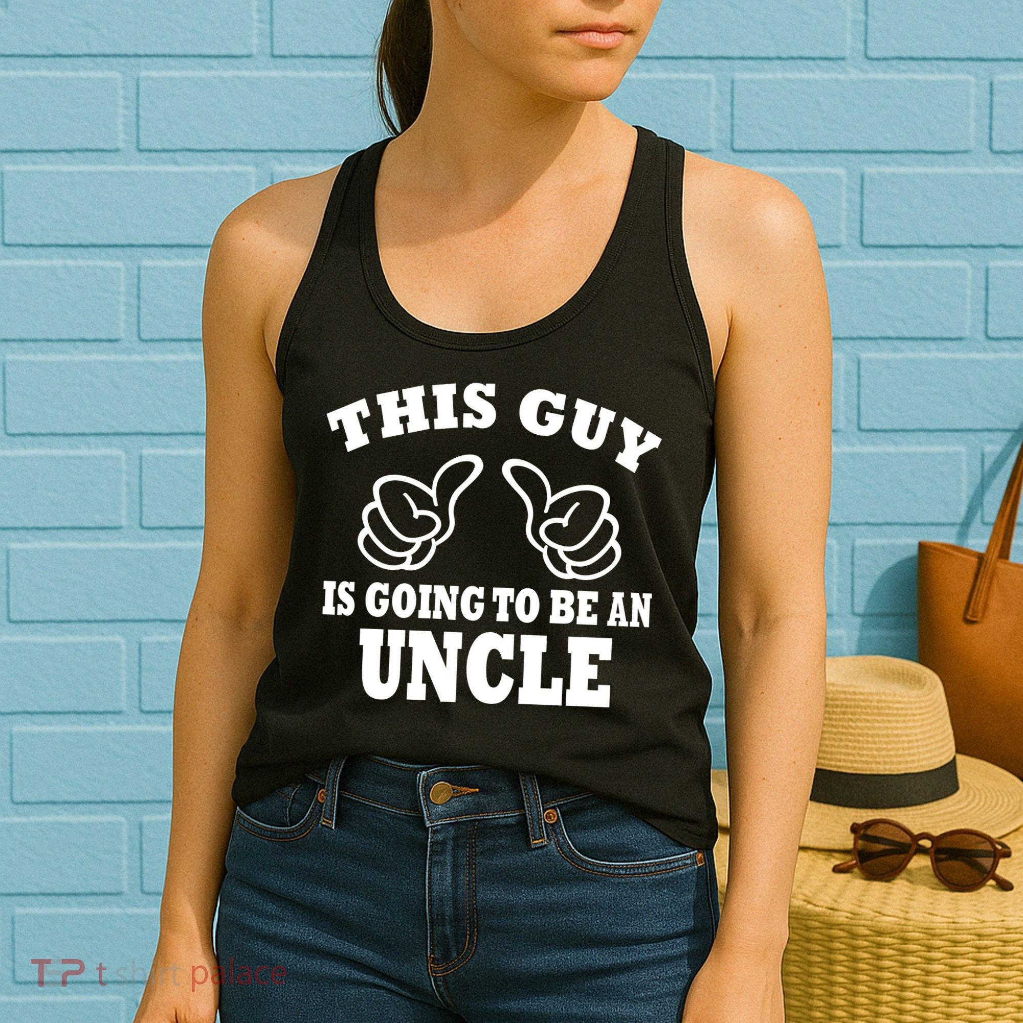 This Guy Is Going To Be An Uncle Women's Tank Top
