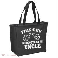 This Guy Is Going To Be An Uncle Tote Bag thumb 2