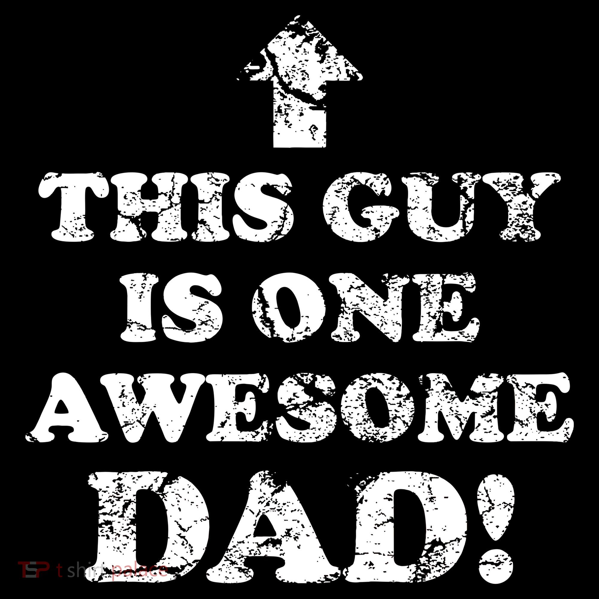 This Guy is One Awesome Dad Distressed Backpack