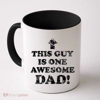 This Guy is One Awesome Dad Distressed Coffee Mug thumb 0