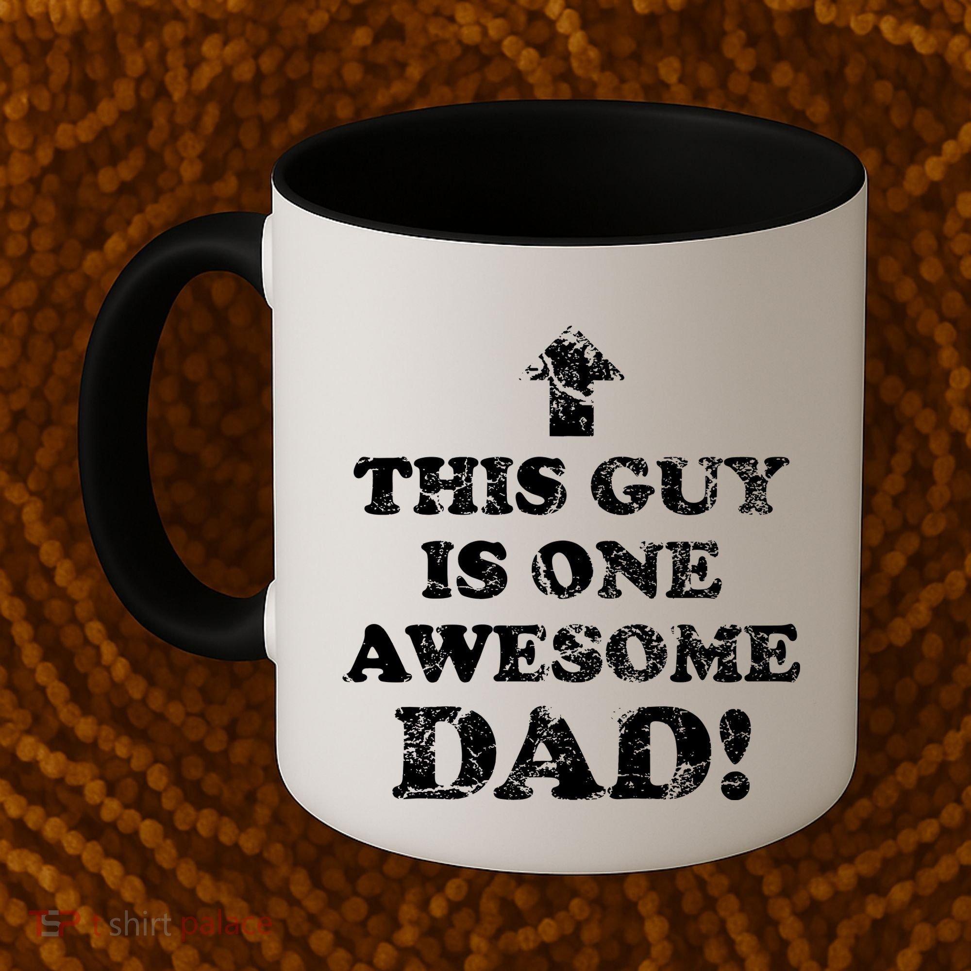 This Guy is One Awesome Dad Distressed Coffee Mug