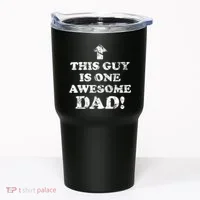 This Guy is One Awesome Dad Distressed Tumbler thumb 0