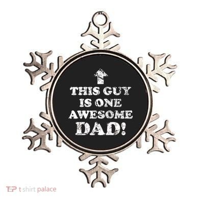 This Guy is One Awesome Dad Distressed Ornament